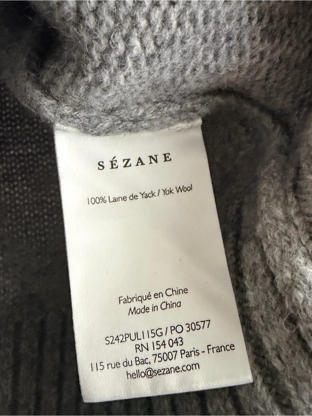 Sezane Lauren Jumper - Picture 3 of 7